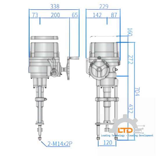 Bộ truyền động điện tuyến tính HL Series