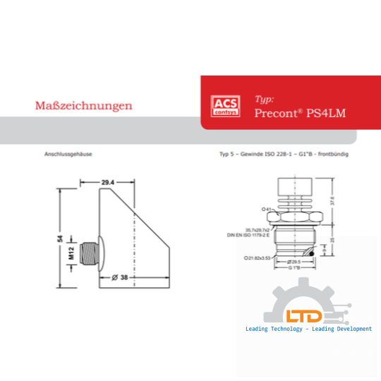Công tắc áp suất Precont® PS4LM