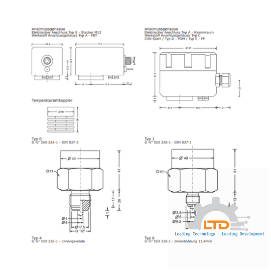 Cảm biến áp suất Precont® S10