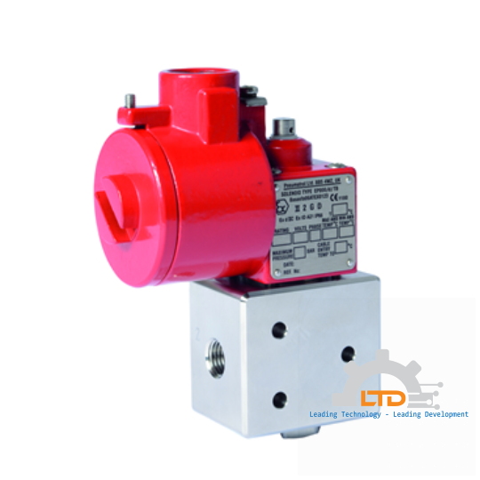 P23 - 1/4", BSP/NPT, Direct Acting, 3/2, Poppet Valve, EXD, Low Power Consumption, Single Solenoid