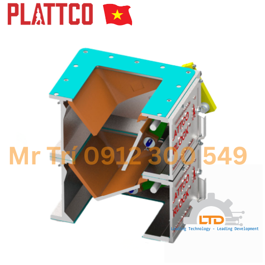 Giải pháp Van Double Flap Airlock lò nhiệt phân hãng Plattco tại Việt Nam - LTĐ ĐẠI LÝ Plattco VIỆT NAM